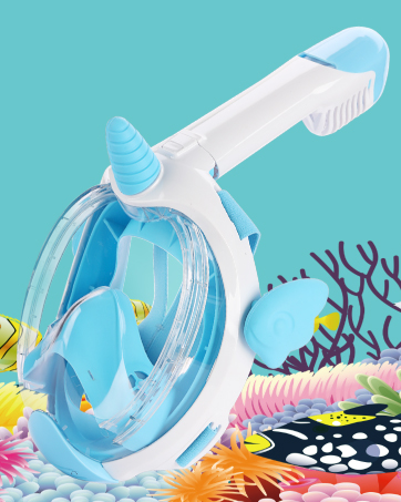 Snorkel Mask for Kids, Full Face Unicorn Snorkeling Gear