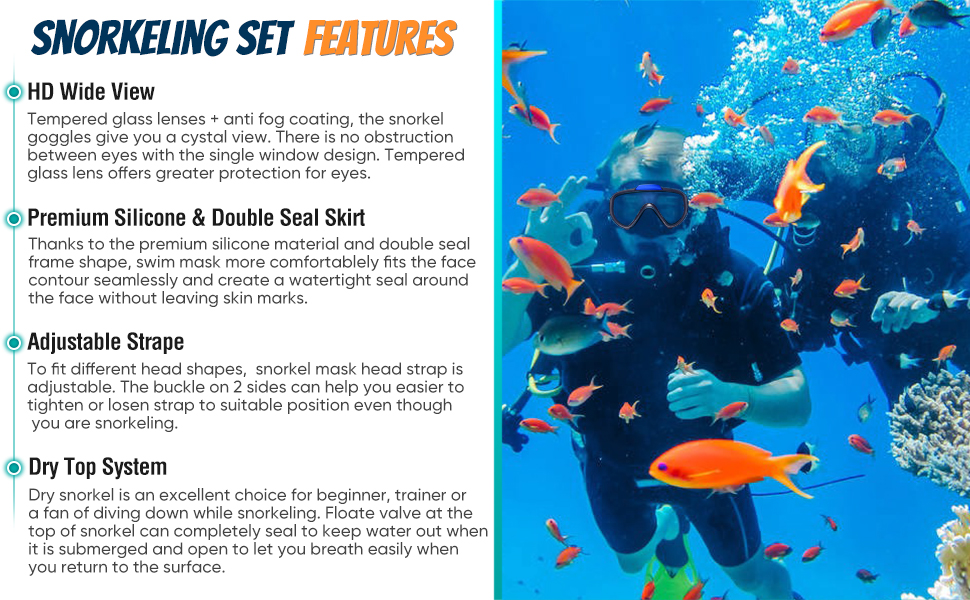 snorkeling set