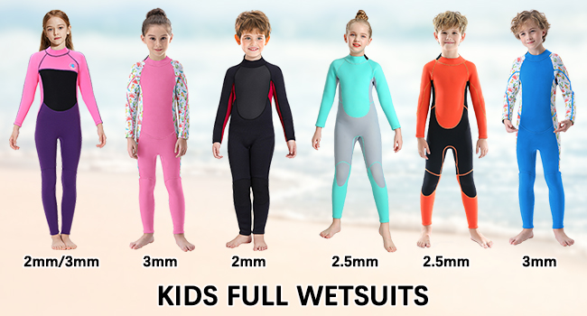 Kids full wetsuits