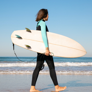 light blue full wetsuit 300