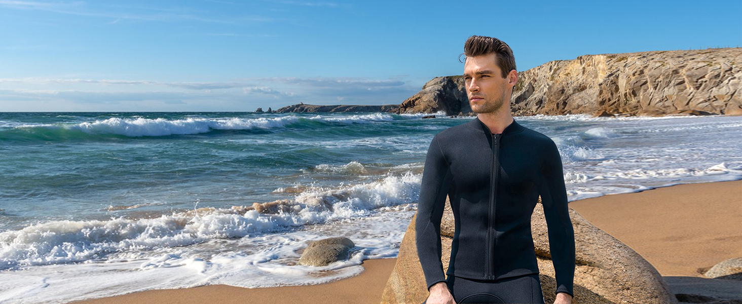 wetsuit top men
