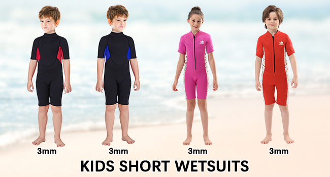 Kids short wetsuits