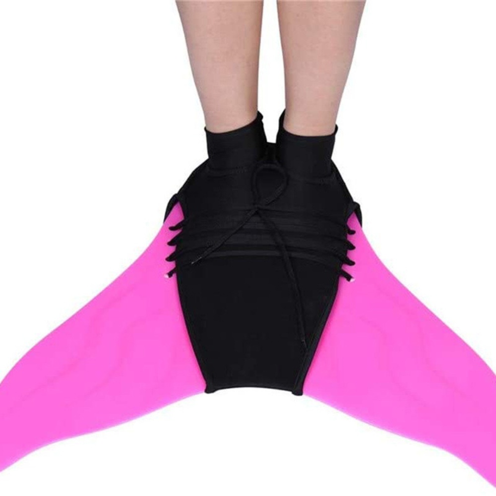 Mermaid Flippers Diving Swim Fin Foot Flipper Training Bl23467