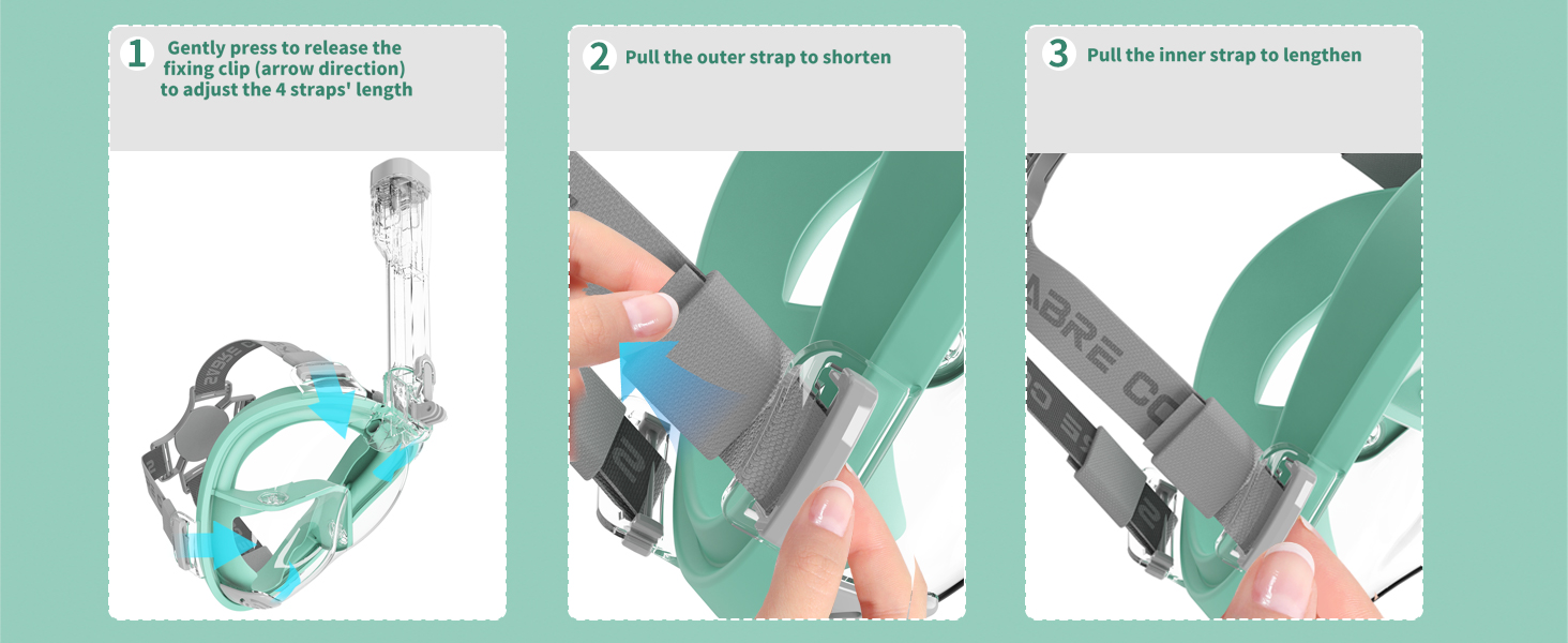 Full Face Snorkel Mask Adults