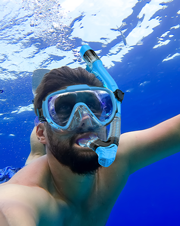 snorkel set for adults